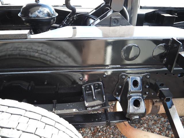 ヒノレンジャー 外装仕上げ済み 増トン 中型6t GVW11t未満 中型免許対応(8t限定を除く) 新明和 DR4-01S ダンプ 電動コボレーン ターボ225馬力 積載4.65t 6速MT ベッド付 ブレーキロック(34枚目)