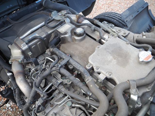 ヒノレンジャー 増トン リターダ 重機回送車 セルフクレーン/クレーン付セルフローダー タダノ TM-ZE364SLHRU 4段クレーン ハイジャッキ 油圧張出 ラジコン スロープハンガー ブル掛け ターボ260馬力(44枚目)