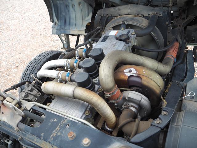 ファイター 増々トン 2デフ 20tベース ショートボディ ワイド幅 重機回送車 セーフティーローダー 花見台製 SF200MA スライドボディ ウインチ ラジコン付 ターボ270馬力 積載11.5t デフロック(54枚目)