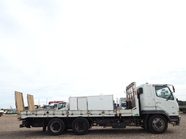 ファイター 増々トン 2デフ 20tベース ショートボディ ワイド幅 重機回送車 セーフティーローダー 花見台製 SF200MA スライドボディ ウインチ ラジコン付 ターボ270馬力 積載11.5t デフロック(62枚目)