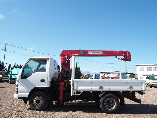 タイタントラック ワイド幅 セミロングボディ 古河ユニック URU294RKK 4段クレーン フックイン 差し違いアウトリガー 2.93t吊 ラジコン 上物同年 平ボディ 床鉄板張り ターボ160馬力 積載3.5t(26枚目)