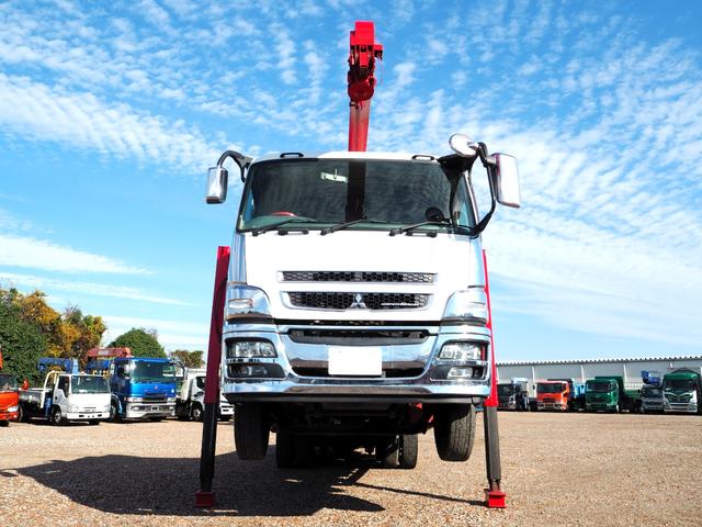 スーパーグレート 全塗装 3軸高床 2デフ 重機回送車 セルフクレーン 一組ボディ 古河ユニック 5段クレーン ハイジャッキ ラジコン 上物同年 ウインチ(ラジコン付) スロープハンガー ショートボディ 420馬力(8枚目)