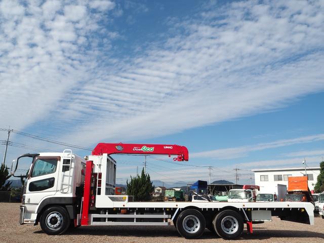 スーパーグレート 全塗装 3軸高床 2デフ 重機回送車 セルフクレーン 一組ボディ 古河ユニック 5段クレーン ハイジャッキ ラジコン 上物同年 ウインチ(ラジコン付) スロープハンガー ショートボディ 420馬力(65枚目)