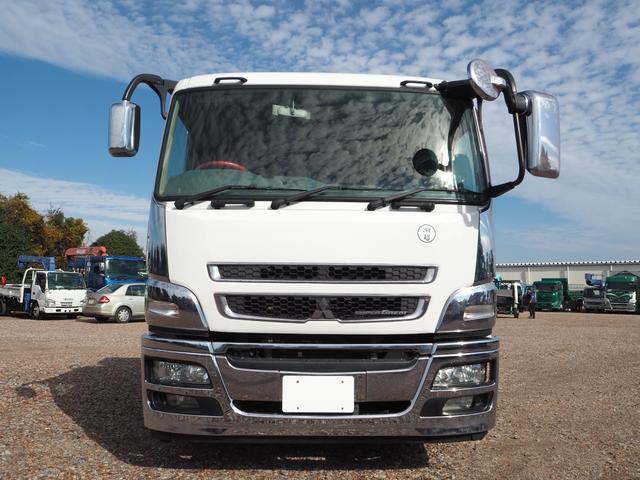 スーパーグレート 全塗装 3軸高床 2デフ 重機回送車 セルフクレーン 一組ボディ 古河ユニック 5段クレーン ハイジャッキ ラジコン 上物同年 ウインチ(ラジコン付) スロープハンガー ショートボディ 420馬力(70枚目)