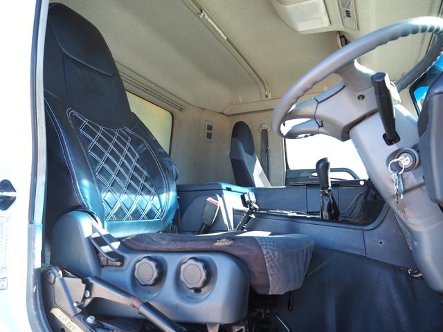 スーパーグレート 　２デフ　小平製　ＤＭ１７－１０　大型ダンプ　電動コボレーン　リーフサス　ターボ３８０馬力　積載８．１ｔ　７速ＭＴ　ベッド付　アルミホイール（前輪のみ）　デフロック　坂道発進補助装置　ＥＴＣ　ＨＩＤ（73枚目）