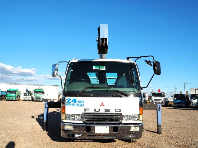 ファイター 　車載車／車両運搬車／キャリアカー　クレーン付セーフティーローダー　タダノ　３段クレーン　角足　差し違いアウトリガー　ラジコン　スライドボディ　油圧リアゲート　ウインチ　ラジコン　生エンジン　積載２ｔ（8枚目）