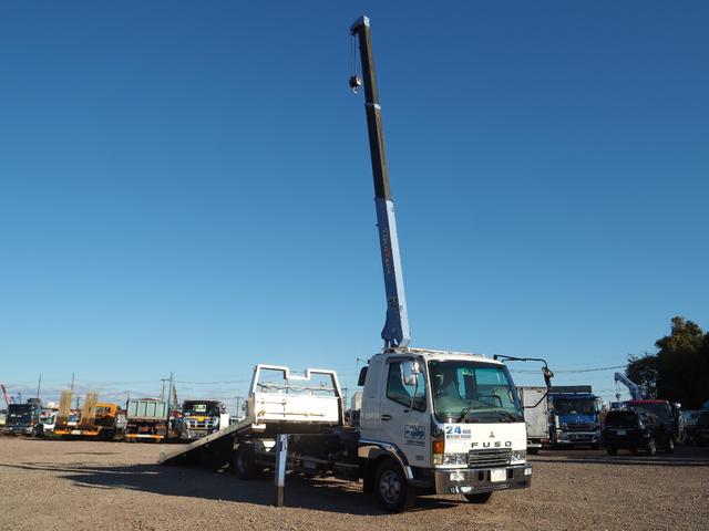 ファイター 　車載車／車両運搬車／キャリアカー　クレーン付セーフティーローダー　タダノ　３段クレーン　角足　差し違いアウトリガー　ラジコン　スライドボディ　油圧リアゲート　ウインチ　ラジコン　生エンジン　積載２ｔ（14枚目）