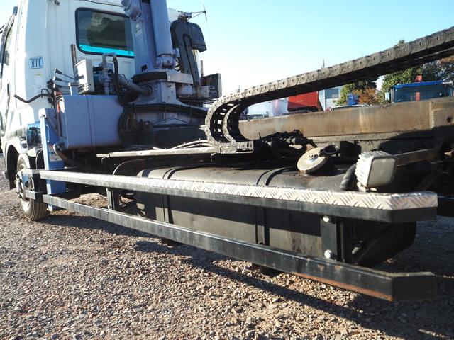 ファイター 　車載車／車両運搬車／キャリアカー　クレーン付セーフティーローダー　タダノ　３段クレーン　角足　差し違いアウトリガー　ラジコン　スライドボディ　油圧リアゲート　ウインチ　ラジコン　生エンジン　積載２ｔ（48枚目）