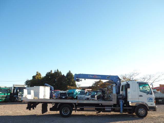 ファイター 　車載車／車両運搬車／キャリアカー　クレーン付セーフティーローダー　タダノ　３段クレーン　角足　差し違いアウトリガー　ラジコン　スライドボディ　油圧リアゲート　ウインチ　ラジコン　生エンジン　積載２ｔ（58枚目）