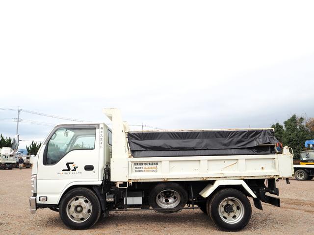 エルフトラック 　新明和製　ＤＲ４－０００３ＳＹ　小型強化ダンプ　手動コボレーン　三方開　ターボ１５０馬力　積載４ｔ　スムーサー（２ペダル）　バックモニター　ＥＴＣ　準中型免許対応（５ｔ限定を除く）（2枚目）