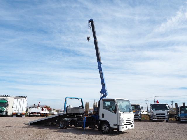 エルフトラック 　ワイド超々ロング　車載車　クレーン付セーフティーローダー　タダノ　３段クレーン　２．９３ｔ吊　ラジコン　車載専用車　スライドボディ　油圧リアゲート　ウインチ　ラジコン　ターボ１５０馬力　積載２．６５ｔ（13枚目）