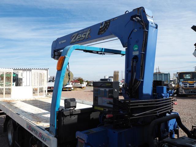 エルフトラック 　ワイド超々ロング　車載車　クレーン付セーフティーローダー　タダノ　３段クレーン　２．９３ｔ吊　ラジコン　車載専用車　スライドボディ　油圧リアゲート　ウインチ　ラジコン　ターボ１５０馬力　積載２．６５ｔ（63枚目）