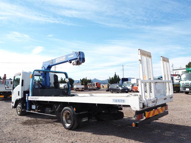 エルフトラック 　ワイド超々ロング　車載車　クレーン付セーフティーローダー　タダノ　３段クレーン　２．９３ｔ吊　ラジコン　車載専用車　スライドボディ　油圧リアゲート　ウインチ　ラジコン　ターボ１５０馬力　積載２．６５ｔ（67枚目）