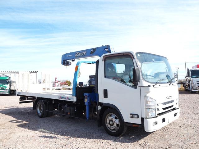 エルフトラック 　ワイド超々ロング　車載車　クレーン付セーフティーローダー　タダノ　３段クレーン　２．９３ｔ吊　ラジコン　車載専用車　スライドボディ　油圧リアゲート　ウインチ　ラジコン　ターボ１５０馬力　積載２．６５ｔ（71枚目）