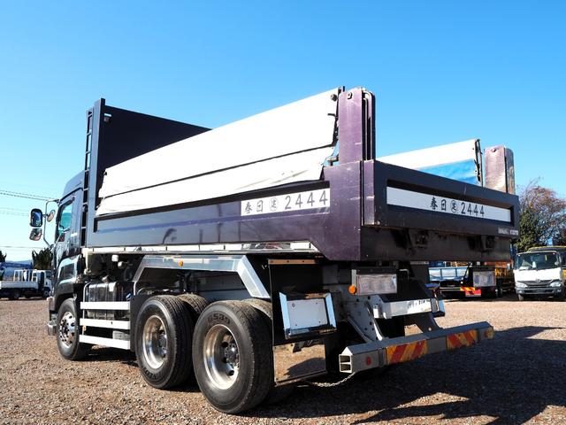 ギガ ワンオーナー ディーラーにてエンジン・クラッチ交換 カスタムグレード ハイルーフ 2デフ 造りボディ 極東 大型ダンプ DD10-761 電動コボレーン リーフサス ターボ380馬力 積載8.6t(3枚目)