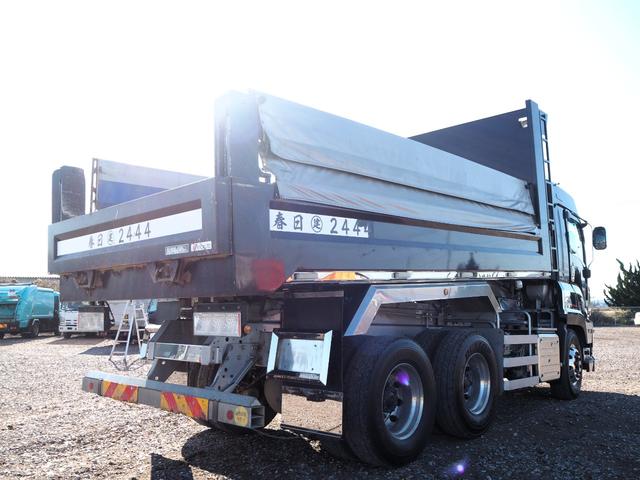 ギガ ワンオーナー ディーラーにてエンジン・クラッチ交換 カスタムグレード ハイルーフ 2デフ 造りボディ 極東 大型ダンプ DD10-761 電動コボレーン リーフサス ターボ380馬力 積載8.6t(5枚目)