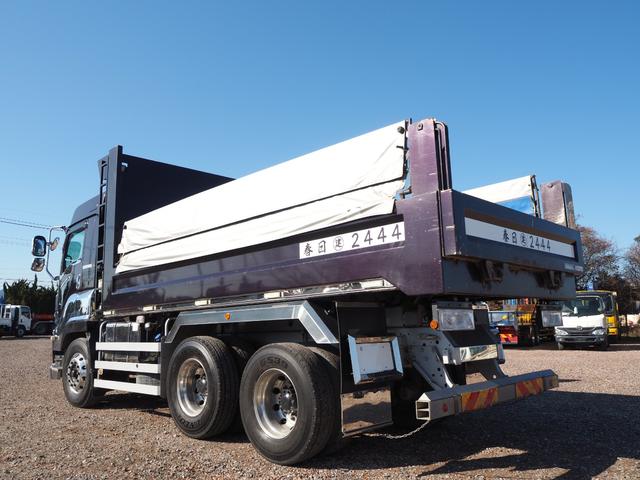 ギガ ワンオーナー ディーラーにてエンジン・クラッチ交換 カスタムグレード ハイルーフ 2デフ 造りボディ 極東 大型ダンプ DD10-761 電動コボレーン リーフサス ターボ380馬力 積載8.6t(11枚目)