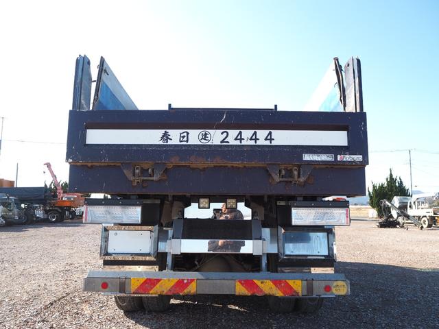 ギガ ワンオーナー ディーラーにてエンジン・クラッチ交換 カスタムグレード ハイルーフ 2デフ 造りボディ 極東 大型ダンプ DD10-761 電動コボレーン リーフサス ターボ380馬力 積載8.6t(12枚目)