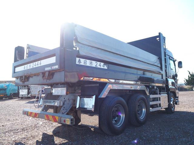 ギガ ワンオーナー ディーラーにてエンジン・クラッチ交換 カスタムグレード ハイルーフ 2デフ 造りボディ 極東 大型ダンプ DD10-761 電動コボレーン リーフサス ターボ380馬力 積載8.6t(13枚目)