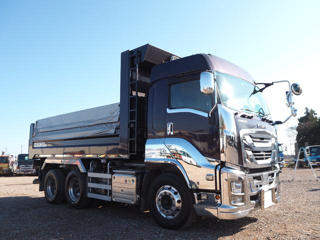 ギガ ワンオーナー ディーラーにてエンジン・クラッチ交換 カスタムグレード ハイルーフ 2デフ 造りボディ 極東 大型ダンプ DD10-761 電動コボレーン リーフサス ターボ380馬力 積載8.6t(15枚目)