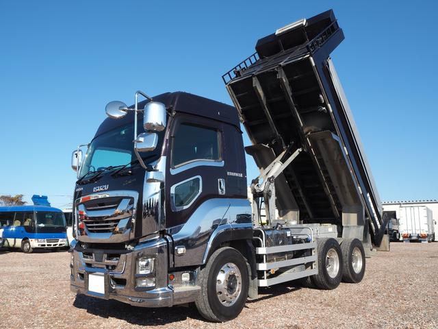 ギガ ワンオーナー ディーラーにてエンジン・クラッチ交換 カスタムグレード ハイルーフ 2デフ 造りボディ 極東 大型ダンプ DD10-761 電動コボレーン リーフサス ターボ380馬力 積載8.6t(16枚目)