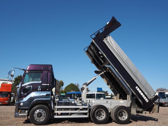 ギガ ワンオーナー ディーラーにてエンジン・クラッチ交換 カスタムグレード ハイルーフ 2デフ 造りボディ 極東 大型ダンプ DD10-761 電動コボレーン リーフサス ターボ380馬力 積載8.6t(17枚目)