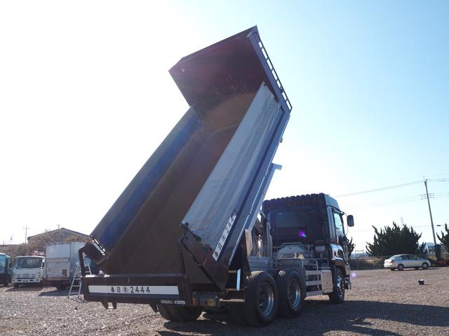 ギガ ワンオーナー ディーラーにてエンジン・クラッチ交換 カスタムグレード ハイルーフ 2デフ 造りボディ 極東 大型ダンプ DD10-761 電動コボレーン リーフサス ターボ380馬力 積載8.6t(20枚目)