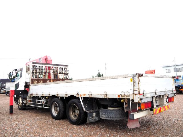 コンドル 　増々トン　２デフ　リターダ　ワイド　古河ユニック製　大型用５００シリーズ　ＵＲＵ５０３ＲＫＫ　３段クレーン　ラジコン付　上物同年　アルミブロック平ボディ　リーフサス　ターボ２８０馬力　積載１０．５ｔ（3枚目）