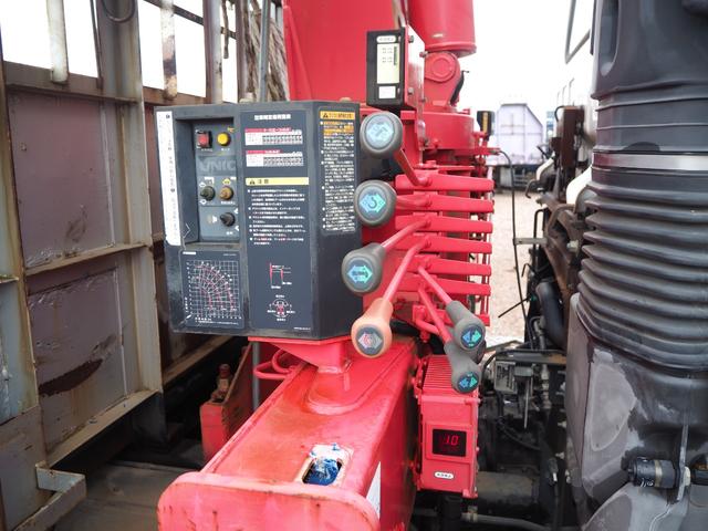 コンドル 　増々トン　２デフ　リターダ　ワイド　古河ユニック製　大型用５００シリーズ　ＵＲＵ５０３ＲＫＫ　３段クレーン　ラジコン付　上物同年　アルミブロック平ボディ　リーフサス　ターボ２８０馬力　積載１０．５ｔ（10枚目）