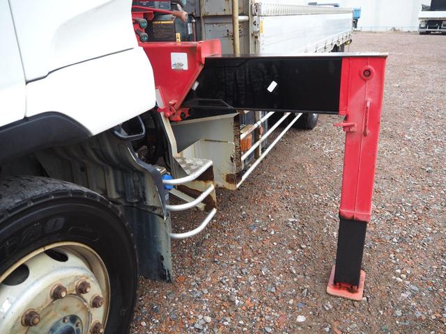 コンドル 　増々トン　２デフ　リターダ　ワイド　古河ユニック製　大型用５００シリーズ　ＵＲＵ５０３ＲＫＫ　３段クレーン　ラジコン付　上物同年　アルミブロック平ボディ　リーフサス　ターボ２８０馬力　積載１０．５ｔ（15枚目）