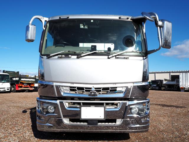 スーパーグレート 　３軸高床　２デフ　極東　汚泥運搬車／汚泥ダンプ／天蓋ダンプ／タンク車　ＤＤ１０－７７１Ｔ　８．９立米　オールステンレスボディ　リーフサス　積載８．７ｔ　ＳｈｉｆｔＰｉｌｏｔ（２ペダル）　デフロック（8枚目）