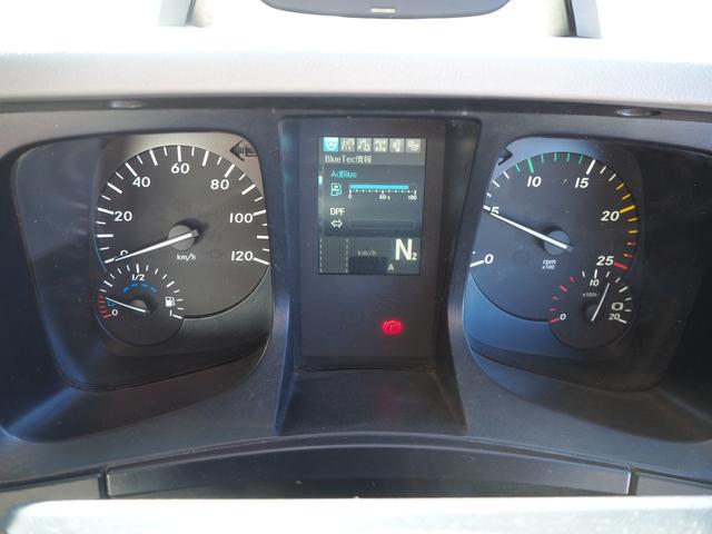 スーパーグレート 　３軸高床　２デフ　極東　汚泥運搬車／汚泥ダンプ／天蓋ダンプ／タンク車　ＤＤ１０－７７１Ｔ　８．９立米　オールステンレスボディ　リーフサス　積載８．７ｔ　ＳｈｉｆｔＰｉｌｏｔ（２ペダル）　デフロック（78枚目）