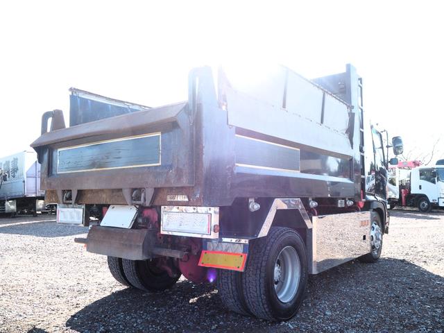 ヒノレンジャー 　増トン　造りボディ　極東　ダンプ　ＤＤ０７－４８　電動コボレーン　リーフサス　ターボ２２５馬力　積載７．７ｔ　６速ＭＴ　ベッド付き　坂道発進補助装置　バックモニター　ＥＴＣ　キセノンヘッドライト（5枚目）