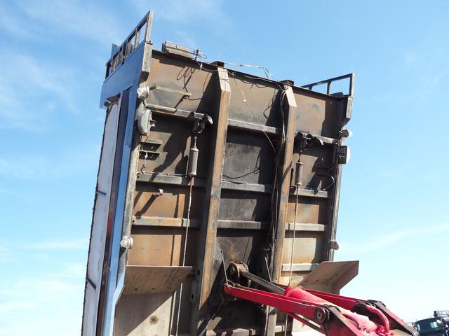 ヒノレンジャー 　増トン　造りボディ　極東　ダンプ　ＤＤ０７－４８　電動コボレーン　リーフサス　ターボ２２５馬力　積載７．７ｔ　６速ＭＴ　ベッド付き　坂道発進補助装置　バックモニター　ＥＴＣ　キセノンヘッドライト（22枚目）