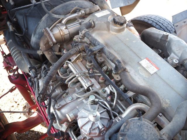 ヒノレンジャー 　増トン　造りボディ　極東　ダンプ　ＤＤ０７－４８　電動コボレーン　リーフサス　ターボ２２５馬力　積載７．７ｔ　６速ＭＴ　ベッド付き　坂道発進補助装置　バックモニター　ＥＴＣ　キセノンヘッドライト（55枚目）