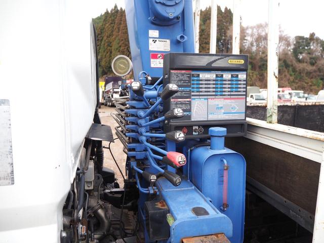 キャンター 　ワイドロング　タダノ製　ＴＭ－ＺＥ２９４ＭＨ　４段クレーン　フックイン　差し違いアウトリガー　２．９３ｔ吊　ラジコン　上物同年　平ボディ　軽々ゲート　ターボ１５０馬力　積載２ｔ　５速ＭＴ　ＥＴＣ（15枚目）