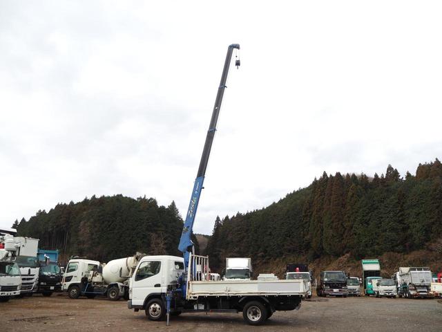 キャンター 　ワイドロング　タダノ製　ＴＭ－ＺＥ２９４ＭＨ　４段クレーン　フックイン　差し違いアウトリガー　２．９３ｔ吊　ラジコン　上物同年　平ボディ　軽々ゲート　ターボ１５０馬力　積載２ｔ　５速ＭＴ　ＥＴＣ（16枚目）