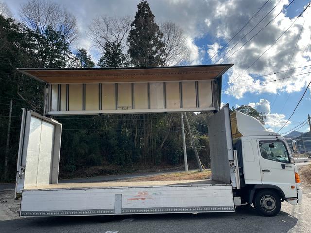 ヒノレンジャー 　６２００ワイド　トランテックス製　アルミウイング　ＨＦＤＬＫ－ＭＤＡＡ８Ｊ　ラッシング２段　リーフサス　ターボ２１０馬力　積載２．９５ｔ　プロシフト（２ペダル）　ベッド付き　バックモニター　ＥＴＣ（18枚目）