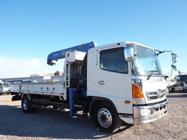 ヒノレンジャー 　タダノ製　ＴＭ－ＺＥ３６５ＨＲ　５段クレーン　角足　フックイン　２．９３ｔ吊　ラジコン付　床面鉄板　積載７４００ｋｇ　標準幅　平ボディ　リーフサス　実走行　２人乗り　ミッション　６速ＭＴ（32枚目）