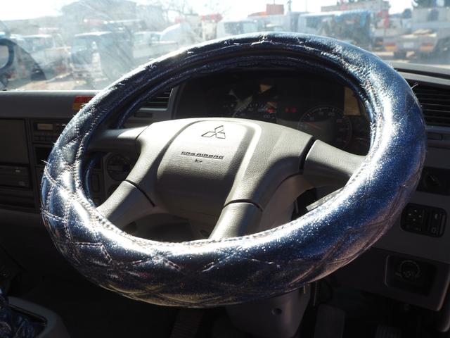 ファイター 　セミワイド幅　増トン　重機回送車　古河ユニック製　４段クレーン　フックイン　ハイジャッキ　角足　２．９３ｔ吊　ラジコン付　積載７．２ｔ　床面アピトン　アルミブロックアオリ　ブル掛け　アルミホイール（69枚目）