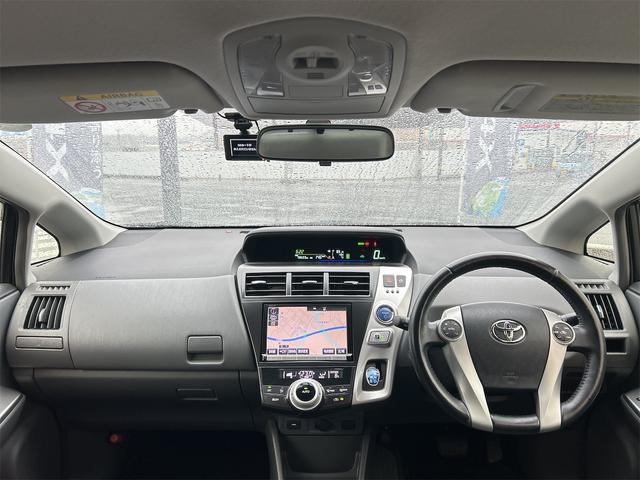 プリウスアルファ Ｓツーリングセレクション　ドライブレコーダー　ＥＴＣ　バックカメラ　ナビ　ＴＶ　アルミホイール　オートライト　ＬＥＤヘッドランプ　ヘッドライトウォッシャー　スマートキー　電動格納ミラー　ＣＶＴ　盗難防止システム　衝突安全ボディ（2枚目）