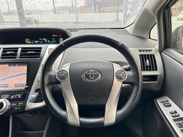 プリウスアルファ Ｓツーリングセレクション　ドライブレコーダー　ＥＴＣ　バックカメラ　ナビ　ＴＶ　アルミホイール　オートライト　ＬＥＤヘッドランプ　ヘッドライトウォッシャー　スマートキー　電動格納ミラー　ＣＶＴ　盗難防止システム　衝突安全ボディ（3枚目）