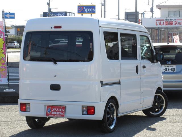 スクラム PA 5MT RS-Rローダウンスプリング 社外マフラー(純正マフラー有) アルトターボRS純正ENKEI15インチアルミホイール パイオニアディスプレイオーディオ DVD再生 Bluetooth 買取車(6枚目)