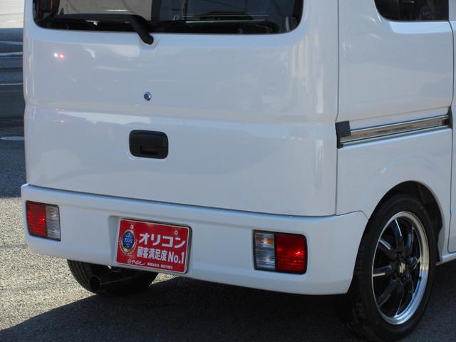 スクラム PA 5MT RS-Rローダウンスプリング 社外マフラー(純正マフラー有) アルトターボRS純正ENKEI15インチアルミホイール パイオニアディスプレイオーディオ DVD再生 Bluetooth 買取車(24枚目)