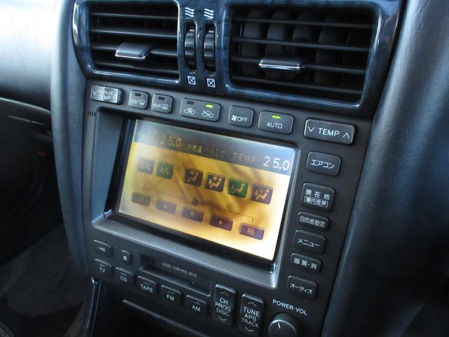 アリスト V300ベルテックスエディション 2JZツインターボ BLITZテクノスピード18インチアルミホイール BLITZ車高調 NUR-SPECマフラー GReddyブーストコントローラー APEXブースト計 サンルーフ レザーシート(19枚目)