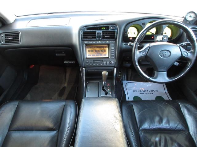 アリスト V300ベルテックスエディション 2JZツインターボ BLITZテクノスピード18インチアルミホイール BLITZ車高調 NUR-SPECマフラー GReddyブーストコントローラー APEXブースト計 サンルーフ レザーシート(20枚目)