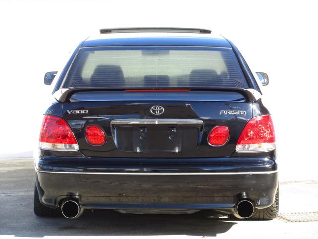 アリスト V300ベルテックスエディション 2JZツインターボ BLITZテクノスピード18インチアルミホイール BLITZ車高調 NUR-SPECマフラー GReddyブーストコントローラー APEXブースト計 サンルーフ レザーシート(28枚目)