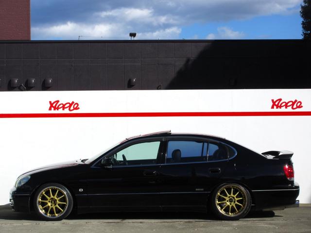 アリスト V300ベルテックスエディション 2JZツインターボ BLITZテクノスピード18インチアルミホイール BLITZ車高調 NUR-SPECマフラー GReddyブーストコントローラー APEXブースト計 サンルーフ レザーシート(31枚目)