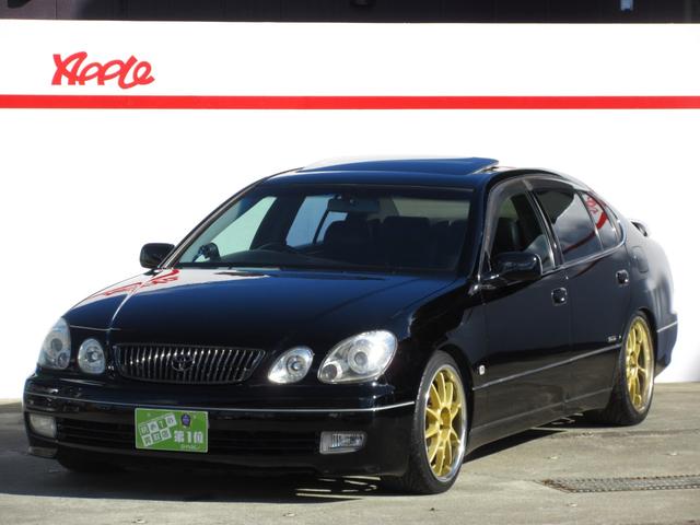 アリスト V300ベルテックスエディション 2JZツインターボ BLITZテクノスピード18インチアルミホイール BLITZ車高調 NUR-SPECマフラー GReddyブーストコントローラー APEXブースト計 サンルーフ レザーシート(32枚目)