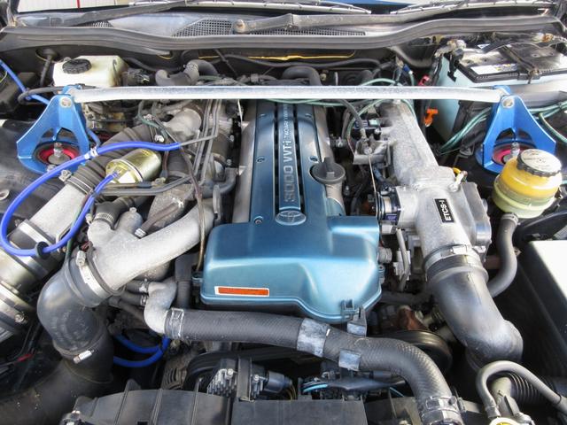 アリスト V300ベルテックスエディション 2JZツインターボ BLITZテクノスピード18インチアルミホイール BLITZ車高調 NUR-SPECマフラー GReddyブーストコントローラー APEXブースト計 サンルーフ レザーシート(66枚目)